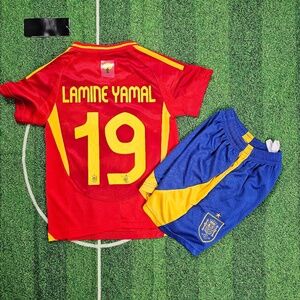 España Kids Soccer Jersey Kit Youth/Spain  jersey/ Jersey and Shorts